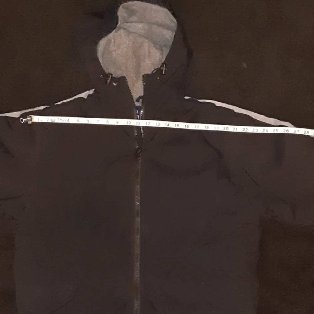 GAP Black Jacket with Grey Stripes